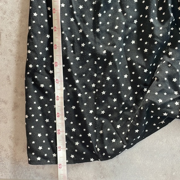 ABERCROMBIE AND FITCH black maxi dress cut out sides NWT smocking pockets XST - Picture 13 of 16